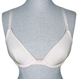 Cuup The Triangle Bra sz 30B * Soft Microfiber Lightweight Deep V-Neck Bra